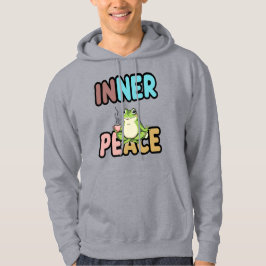 Moletom Zen Meditating Frog Inner Peace Hoodie 