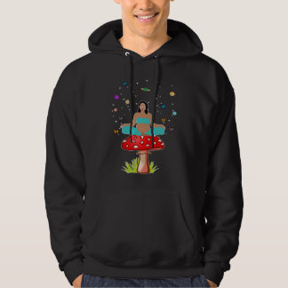 Moletom Zen Yoga Meditation Pregnant Women Mushroom Buddha