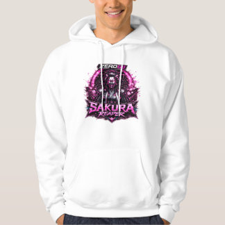 Moletom ZERO69 Neon Sakura Reaper Cyberpunk Guerreiro