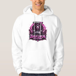 Moletom ZERO69 Neon Sakura Reaper Cyberpunk Warrior