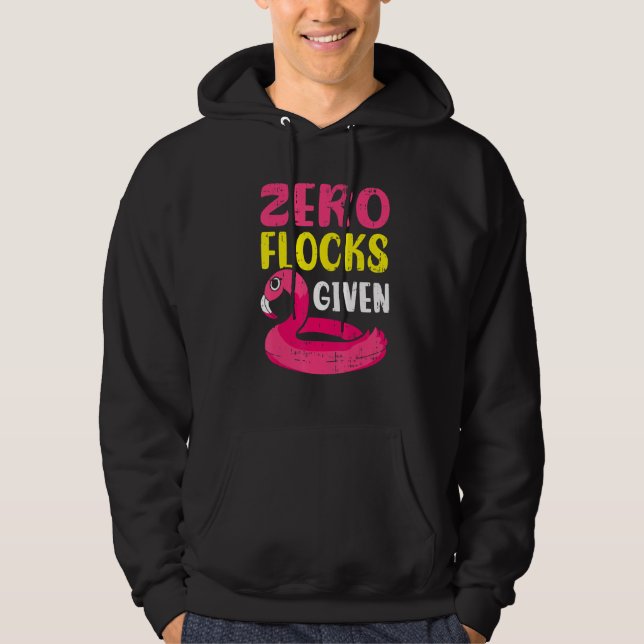 Moletom Zero Flocks Given Pink Flamingo  Wading Bird (Frente)