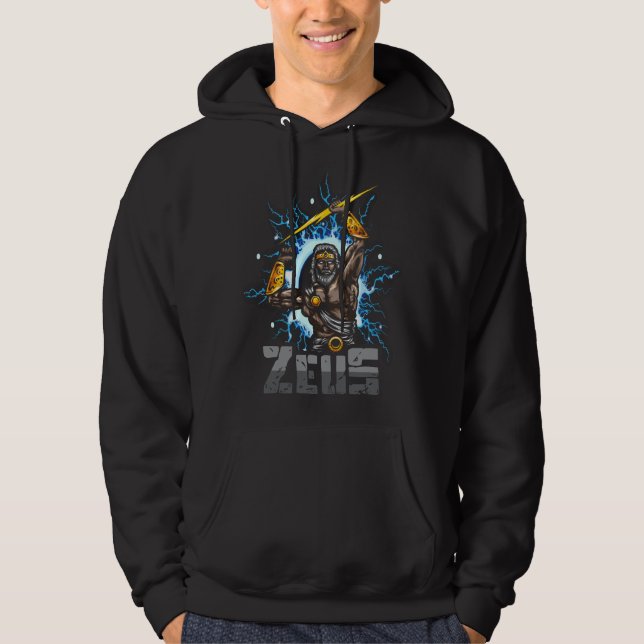 Moletom Zeus Mitologia Grega Antiga Deus do Relâmpago e T (Frente)