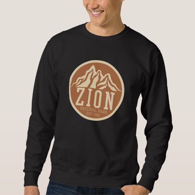 Moletom Zion National Park Utah EUA Outdoor Retro (Frente)
