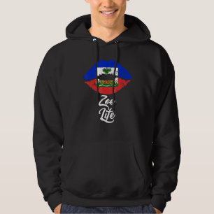Moletom Zoe Life Lábios Orgulho Haitiano Perfeito Dia da B