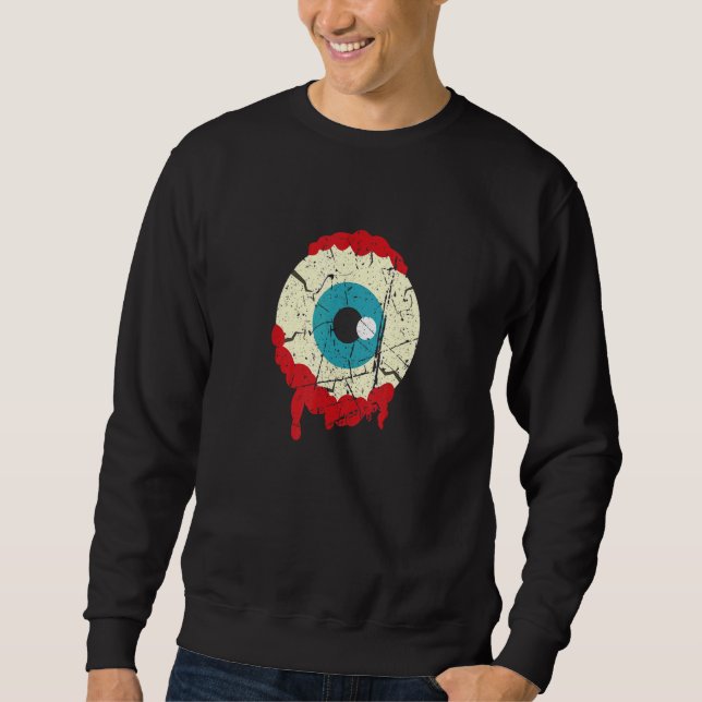 Moletom Zombie Eyeball Halloween Scary Zombie   (Frente)