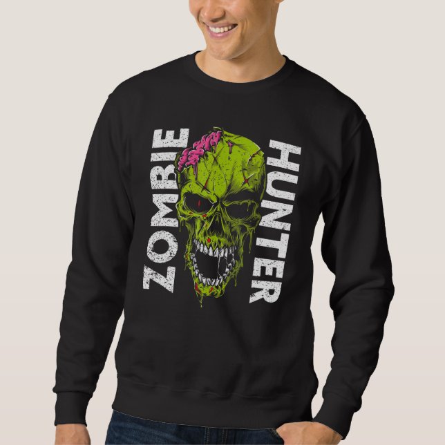 Moletom Zombie Hunter Halloween Apparel Halloween 1 (Frente)