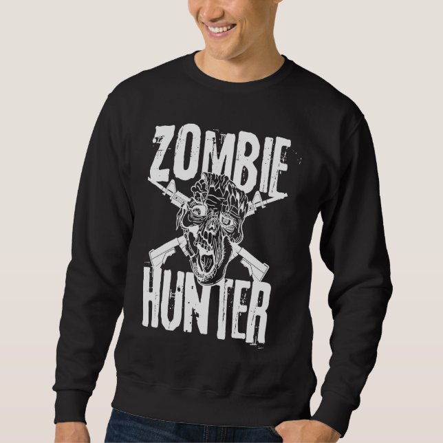 Moletom Zombie Hunter Halloween Costume Idea (Frente)