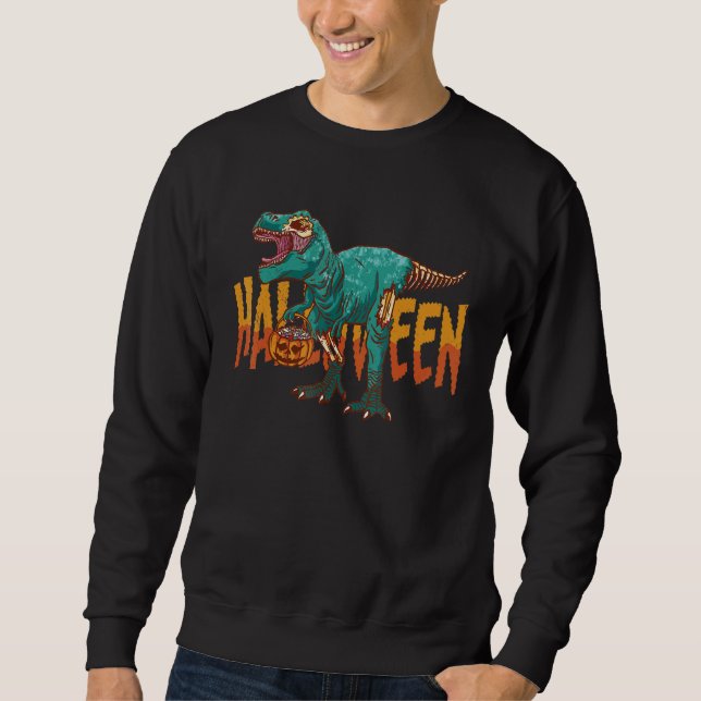 Moletom Zombie Rex Halloween Costume Men Women Kids Rex (Frente)