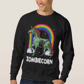 Moletom Zombiecorn Unicórnio Zumbi Halloween Mulheres Meni
