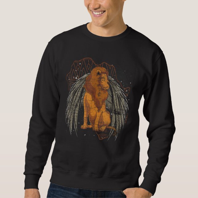 Moletom Zoo Animal Lion   Africa Safari Animal   Wings Lio (Frente)