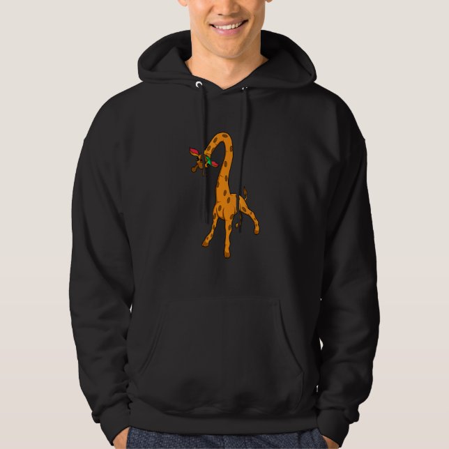 Moletom Zookeeper de girafa bonita (Frente)