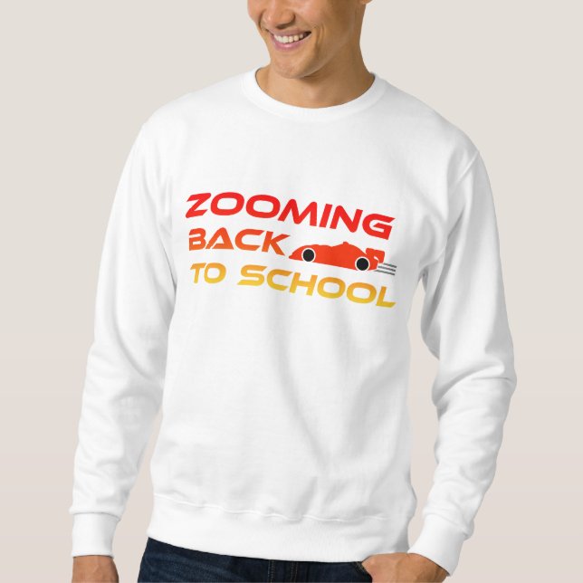 Moletom Zoom De Volta À Escola (Frente)