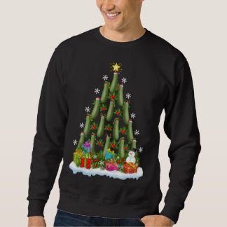 Moletom Zucchini Xmas Tree Lighting Papais noeis Zucchini