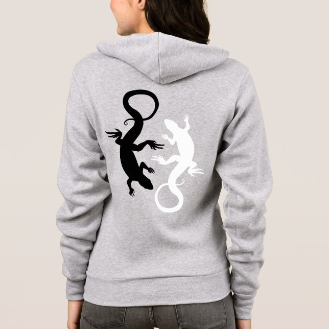 Moletons de Lagarto Roupas de Réptil Jaquetas com  (Verso)
