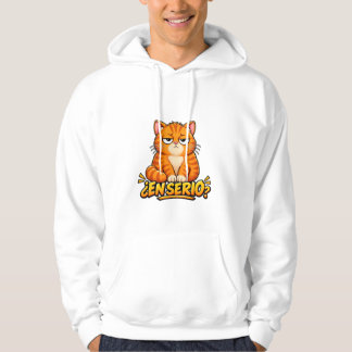 Moletons SÉRIO? — Um hilário gato tabby laranja m