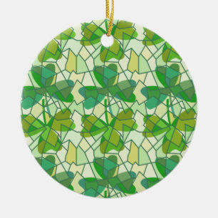 Molhos de Shamrock ornamentos cerâmicos