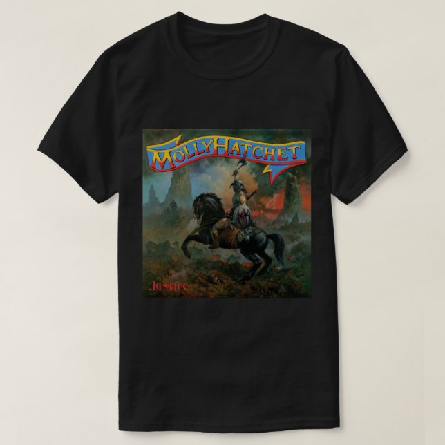 Molly Hatchet Justice Classic T-Shirt (Frente do Design)