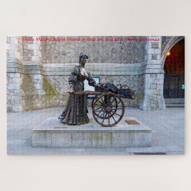 Molly Malone Dublin Irlanda. Quebra-cabeça (Horizontal)
