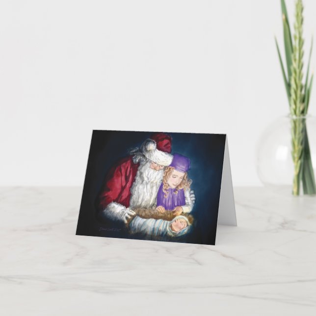 Molly McBride e cartão do papai noel (Frente)