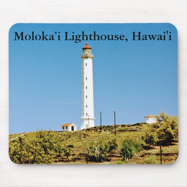 Moloka'i Lighthouse, Hawai'i Mousepad (Frente)