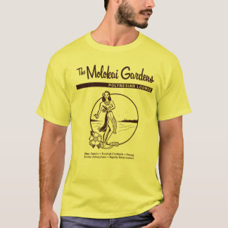 Molokai retro jardina t-shirt da sala de estar