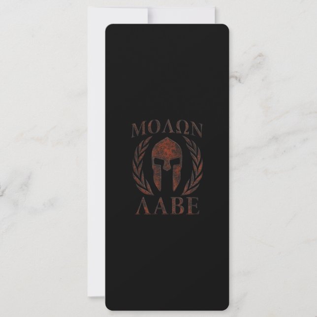 Molon Labe Spartan Warrior Laurels (Frente)