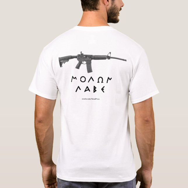 Molon Labe T-Shirt (Verso)