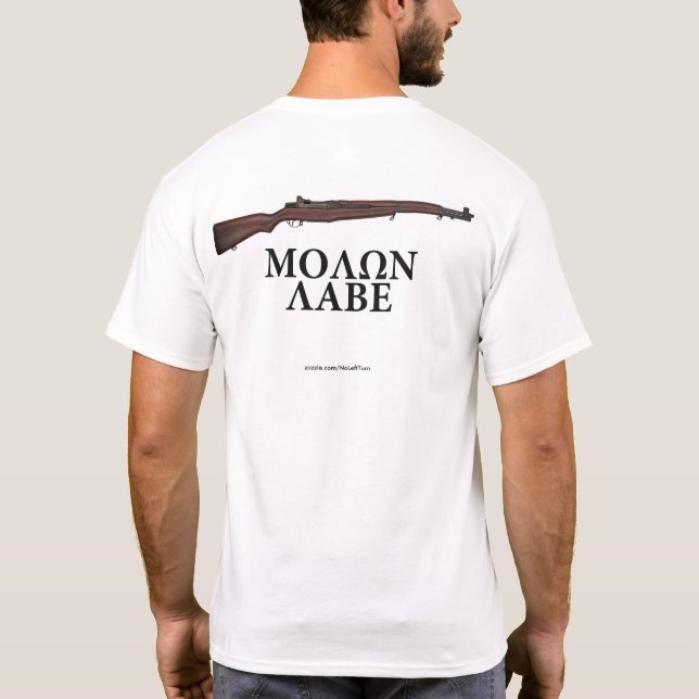 Molon Labe T-Shirt (Verso)