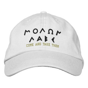 Molon Labe VEM TOMÁ-LOS bordou o boné