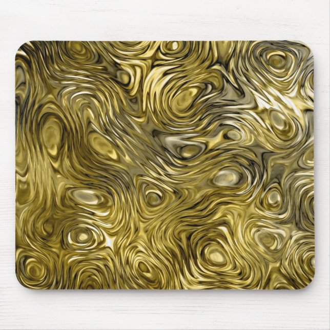 Molten "Dourado" impressão mousepad (Frente)