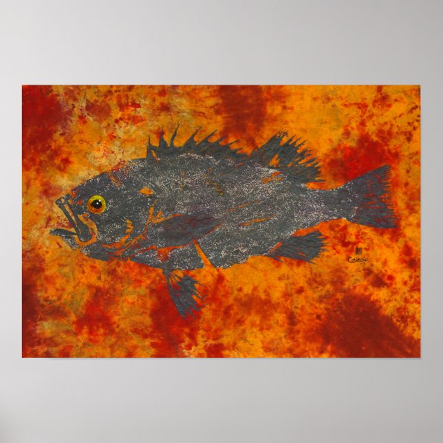 Molten Rockfish - Poster de 19" x 13" (Frente)