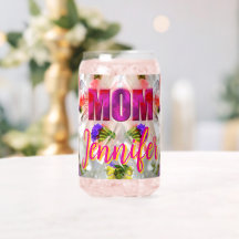 'Mom-Boss-Fire' – Diseño floral en cubos 