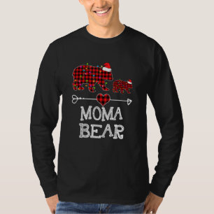Moma Bear Camisa Vermelha Xadrez Buffalo Moma Bear