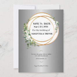 Momentos Dourados: Nosso Convite de Save the Date