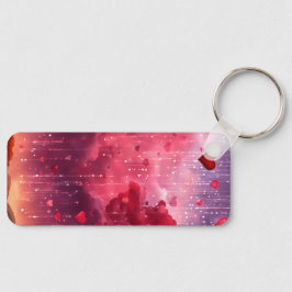 "Momentos Sensíveis: Elegante Hart Chaveiro para o