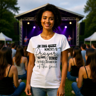 Momentos Silenciosos de Oração Camiseta Soul His V