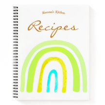 Momma's Kitchen Boho Recipes Notebook