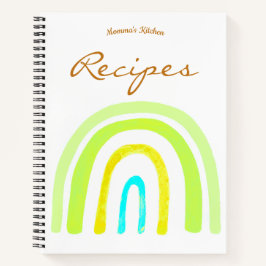 Momma's Kitchen Boho Recipes Notebook