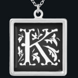 Momograma Colar Prata<br><div class="desc">Colares de Manutenção Escolha Término Dourado Prateado Prateado ou Personalizado Personalizado Único Silver Silver Silver!Colares de Festas de casamento de Presença de Natal - para alterar a cor de fundo - clique em personalizar - clique em editar - escolha a última ferramenta no menu suspenso e escolha entre uma das...</div>
