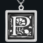 Momograma Colar Prata<br><div class="desc">Colares de Manutenção Escolha Término Dourado Prateado Prateado ou Personalizado Personalizado Único Silver Silver Silver!Colares de Festas de casamento de Presença de Natal - para alterar a cor de fundo - clique em personalizar - clique em editar - escolha a última ferramenta no menu suspenso e escolha entre uma das...</div>