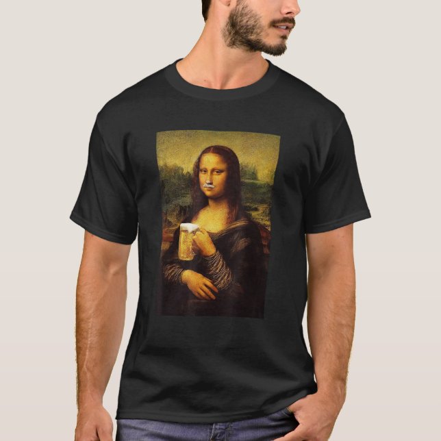 Mona Engraçada Beba Cerveja Camisa Engraçado Beben (Frente)