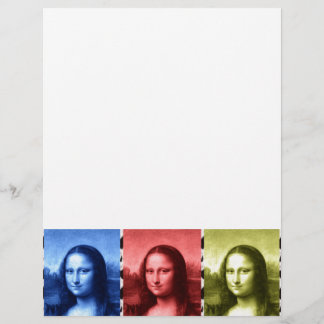 Mona Lisa Animal Imprime Cores Primárias