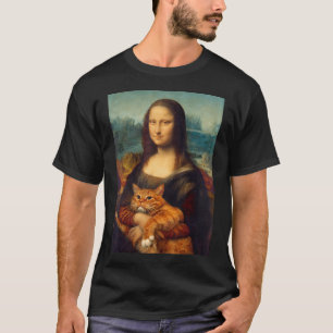 Mona Lisa + Cat T-Shirt