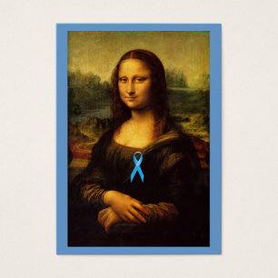 Mona Lisa Com Fita Azul