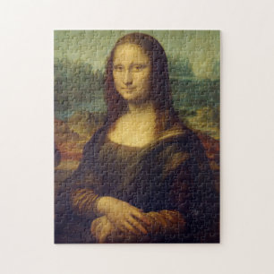 Mona Lisa pintando Quebra-cabeça de Jigsaw