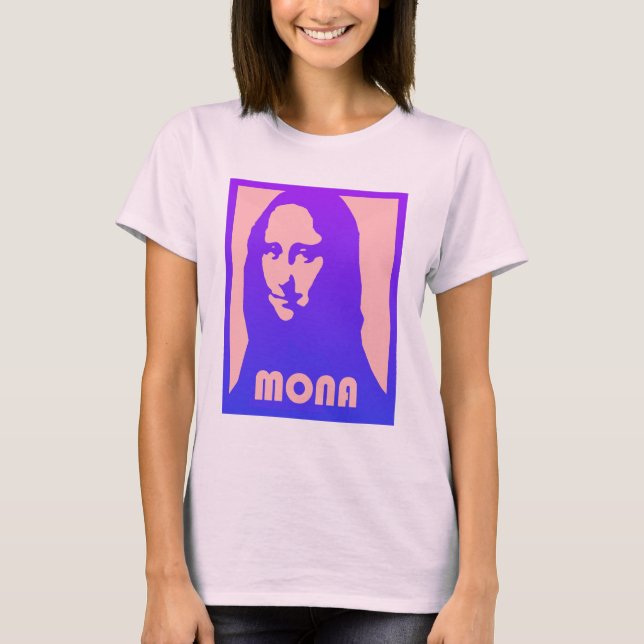 Mona Lisa Pop Art - Camiseta (Frente)