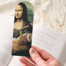 Mona Lisa segurando um Gato