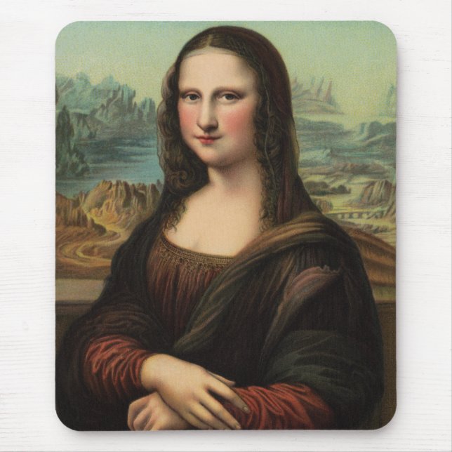 Mona Lisa Smile Mousepad (Frente)