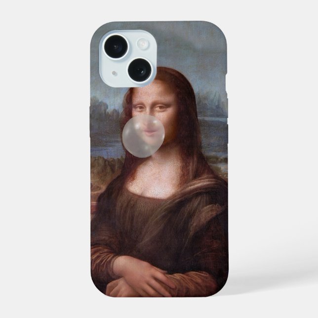 Mona Lisa soprando chiclete cinza (Verso)