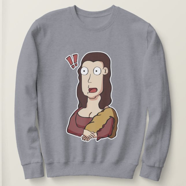 Mona Lisa T-Shirt Disparada (Frente do Design)